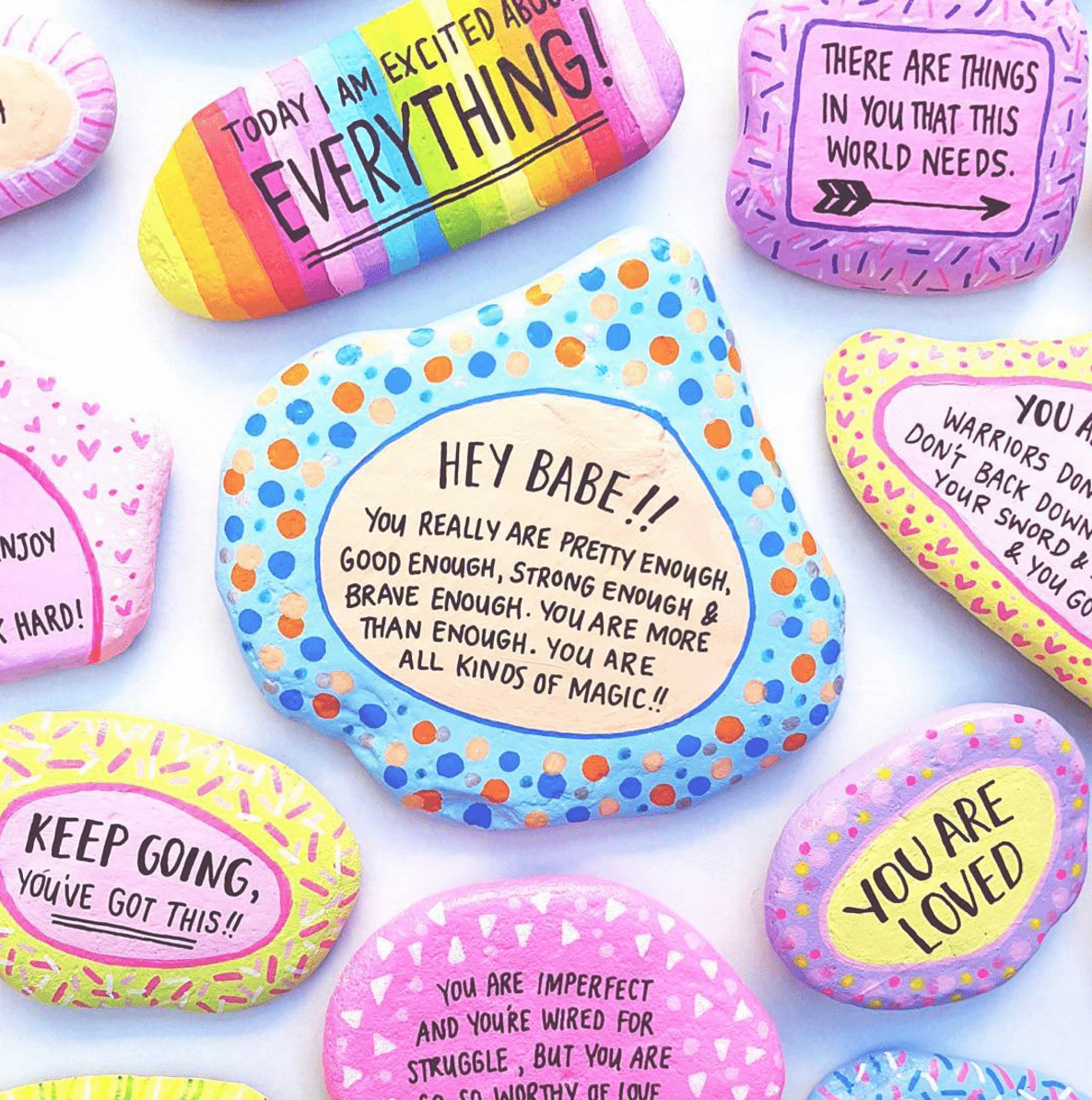 10 INSPIRING PAINTED ROCKS FOR SPREADING KINDNESS